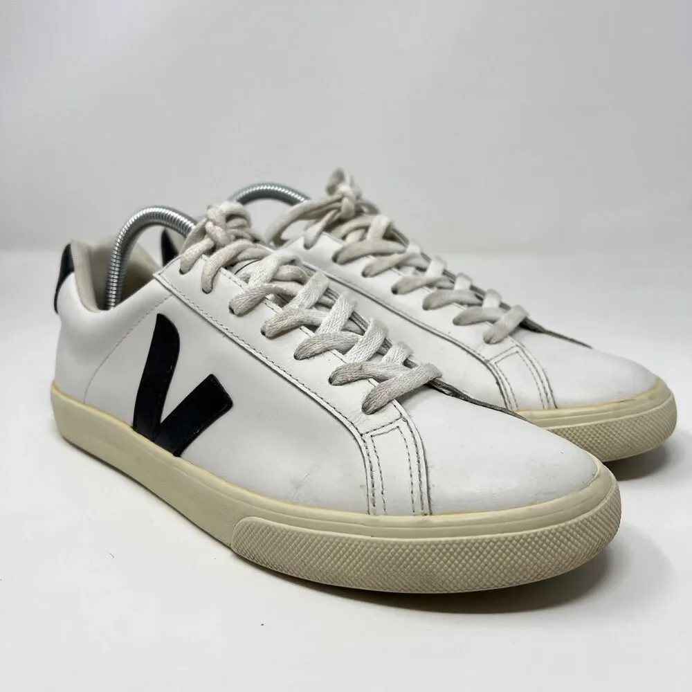 Veja Women's Campo Leather Sneakers, White Size 10
